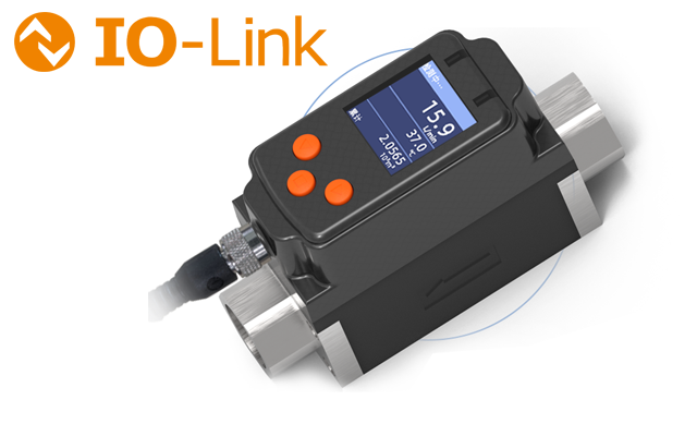 「全新升級」 IO-Link 渦街式流量溫度傳感器
